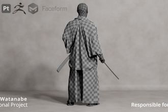 provide professional 3d sculpting, retopology, and texturing
