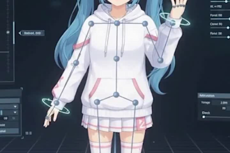 design 2d 3d vtuber model for vtuber rigging