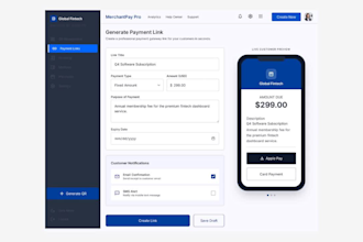 build a fintech payment and merchant management platform
