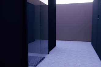 render hyper realistic data center design white space