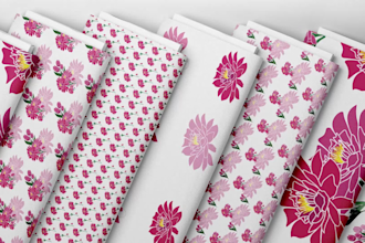 create custom seamless floral abstract and kids patterns