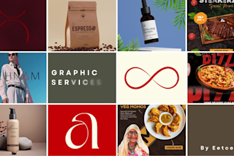 design professional stunning logo, brand identity, mockup