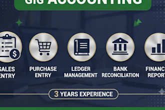 professional bookkeeping accounting in tally prime and excel