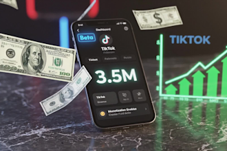 create a tiktok beta account to monetize it
