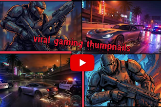 design viral gaming and dbd youtube thumbnails to increase CTR
