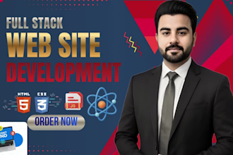 build responsive full stack website