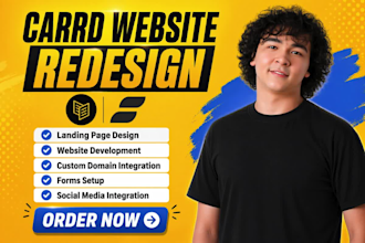 design carrd website, carrd landing page, redesign carrd website that converts
