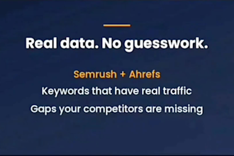 do SEO keyword research and competitor analysis