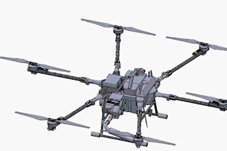 design custom drones, uavs, vtols, industrial parts and fpvs