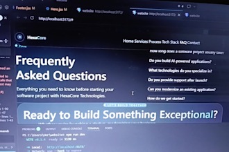 build a business website