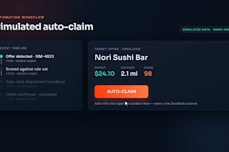 automate doordash orders with a custom order grabber and smart filters