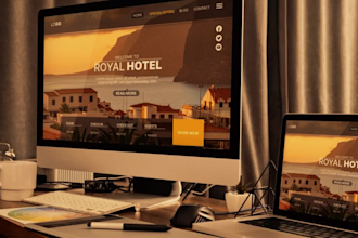 create a professional wordpress website and landing pages