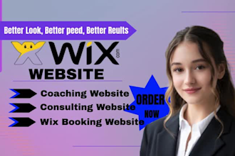 design wix coaching website wix booking coach wix booking website wix booking