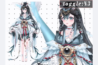 design and rig your live2d vtuber model commission for vtube studio