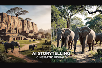 create cinematic ai african folklore story videos