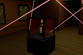 create a stylized hand painted 3d diorama or game environment