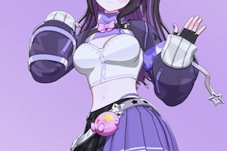 draw rig live 2d vtuber model, live2d ringing anime character vtube studio