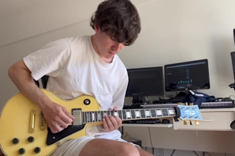 record electric and acoustic guitar for your rock song