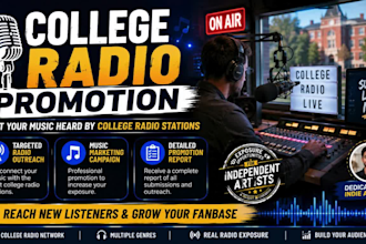 promote your music to college radio stations for airplay
