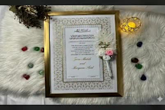 design customized nikkah creations for your special day