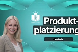 write your professional german product placement script