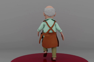 3d character rigging blendshape animate cc4 rig facial rig c4d rig retolopology