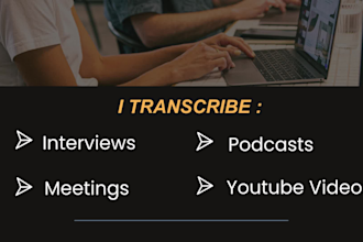 transcribe english audio and video accurately