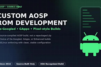 build custom aosp rom for your android smartphone