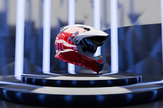 create  3d cycling helmet modeling 3d sport helmet rendering, 3d animation