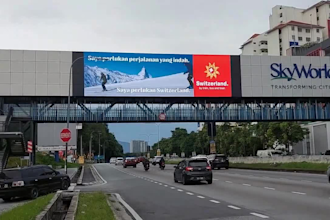 create animated billboard and led screen outdoor advertising
