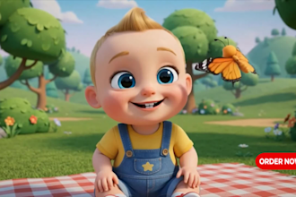 create ai viral cocomelon style nursery rhyme video for kids