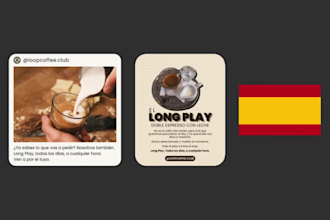 write native level copywriting in english, spanish and italian