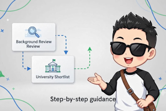 provide step by step study abroad application guidance