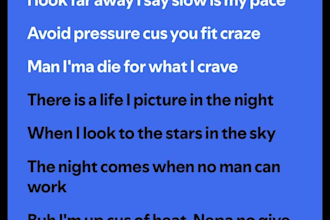 write you rap, hiphop lyrics and melodies for your music