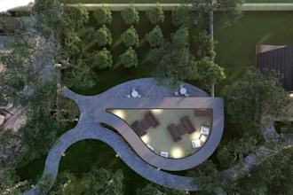 architect landscape site plan, planting plan, material list, hoa garden design