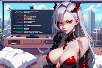 draw and rig live2d vtuber model anime vtuber rigging vtube studio for streaming