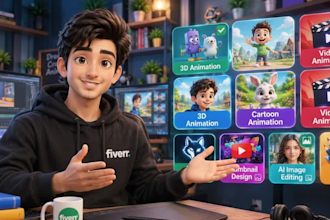 create 3d cartoon stories and animation