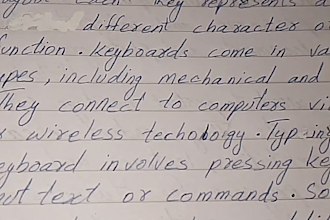 write neat handwritten assignment