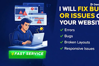 fix bugs or issues on your website