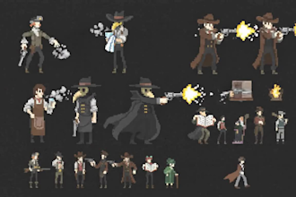 do pixel art assets animation tileset sprite sheet character pokemon sprite