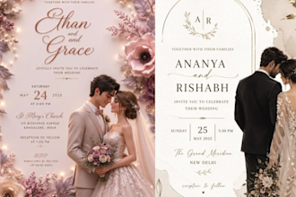 create groom card bridal card