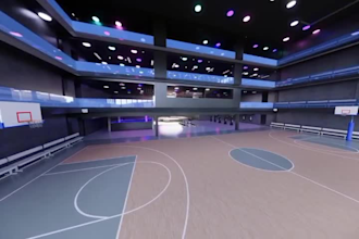 do 3d video walkthrough and rendering for sports complex