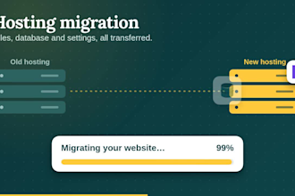 migrate wordpress website to new hosting or domain