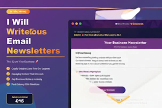 write email newsletters that increase engagement and sales