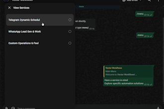 build a custom telegram and whatsapp bot for your business