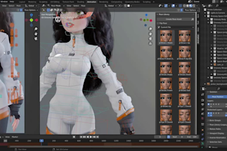 arkit ready facerig,rig3d for livestream,vtuber blendshape,mesh to metahuman,vfx