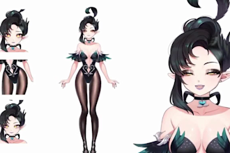 design and rigging live 2d vtuber model in anime style for vtube studio