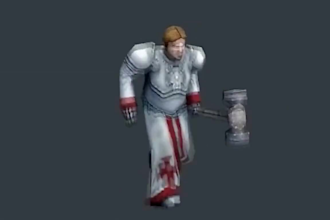 create ps1, psx, ps2, lowpoly 3d stylized game characters with rig and animation