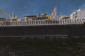 create realistic offshore oil and gas animation and industrial visualization