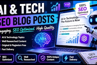 write SEO optimized ai and technology blog posts